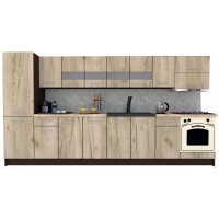 Bucatarie MARINA NEW 350 B Wenge / Decor K002